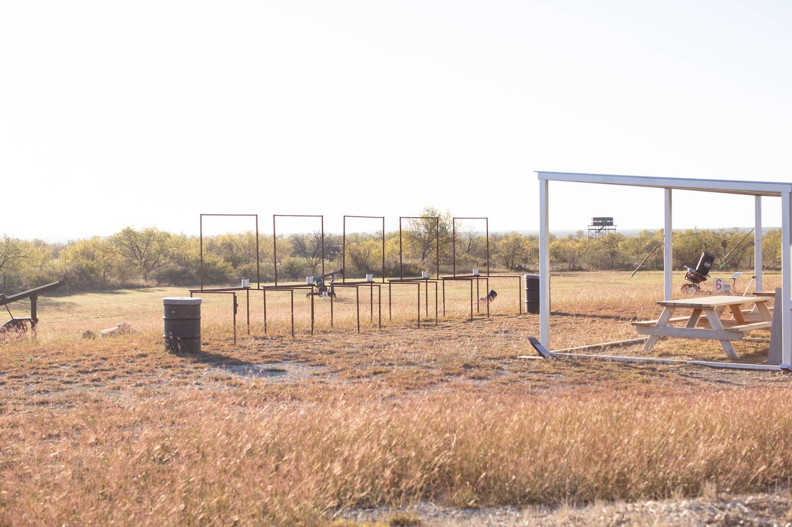 5-stand shooting range at the Missile Base